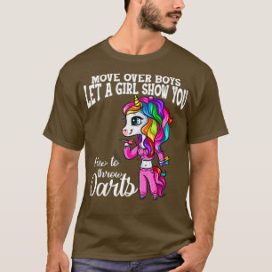 Camiseta Que Un Chica Le Muestre Cómo Arrojar Darts Dart