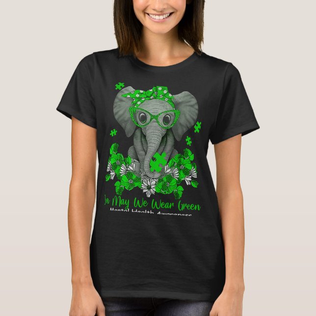 Camiseta Que usemos conciencia sobre la salud mental de los (Anverso)