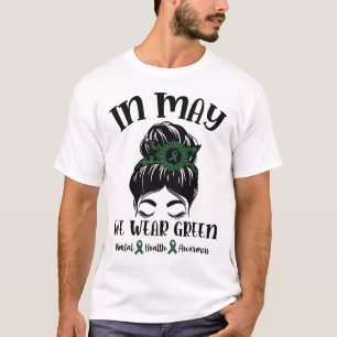 Camiseta Que usemos conciencia verde de la salud mental 1