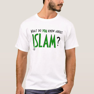 Camiseta ¿Qué usted sabe sobre ISLAM?