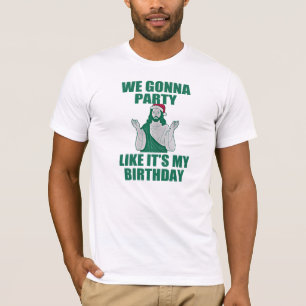 Camiseta QUE VAN A IR DE FIESTA COMO ÉL somos MI CUMPLEAÑOS