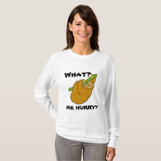 Camiseta ¿QUÉ? ¿Yo prisa? Pereza