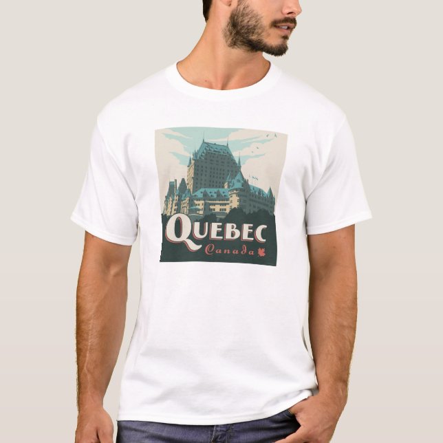 Camiseta Quebec Canadá | Château Frontenac (Anverso)