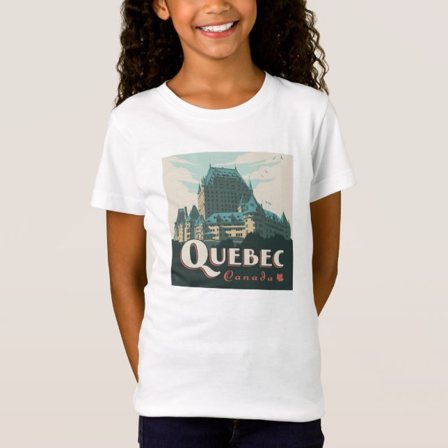 Camiseta Quebec Canadá | Château Frontenac (Anverso)