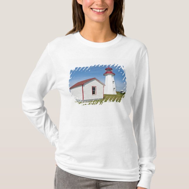 Camiseta Quebec, Canadá. Faro de Cap D'Espoir. (Anverso)