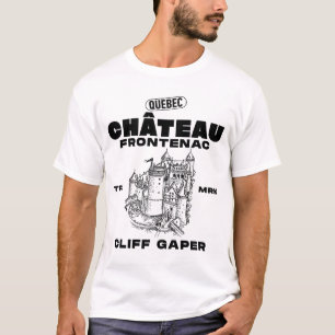 Camiseta Quebec: castillo frontenac acantilado gaper