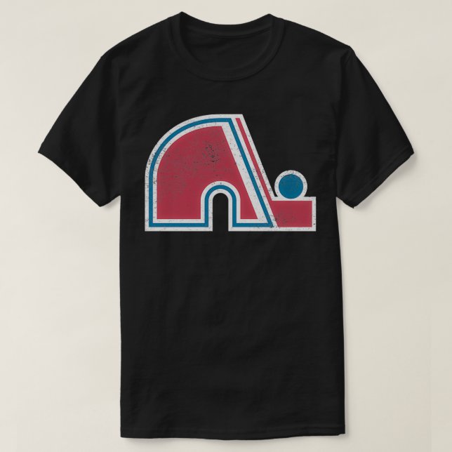 Camiseta Quebec Hockey Retro Nordiques molestos (Diseño del anverso)