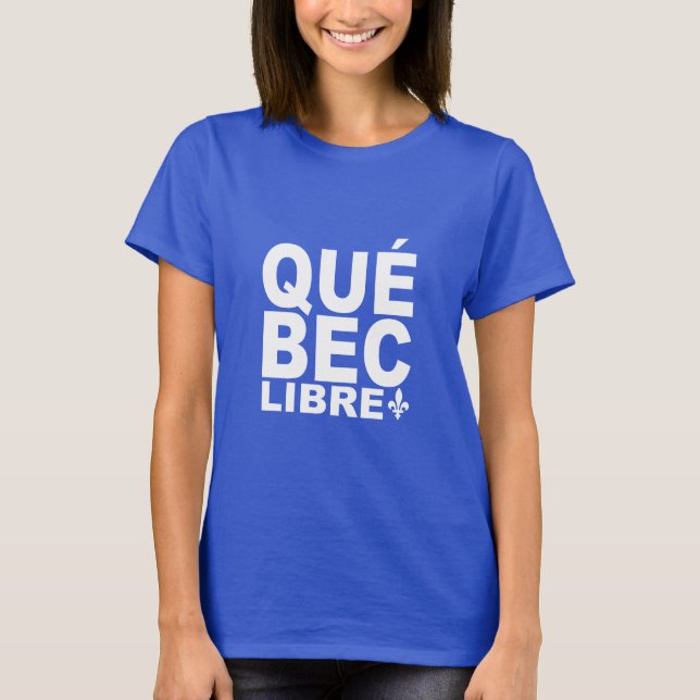Camiseta Québec Libre (Anverso)