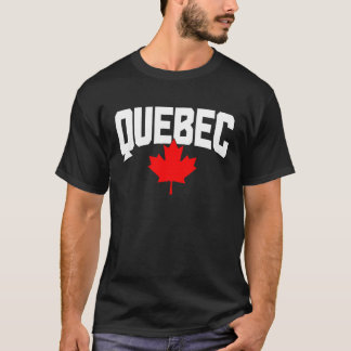 Camiseta Quebec Maple Leaf Canadá Orgullo de Bandera Canadi