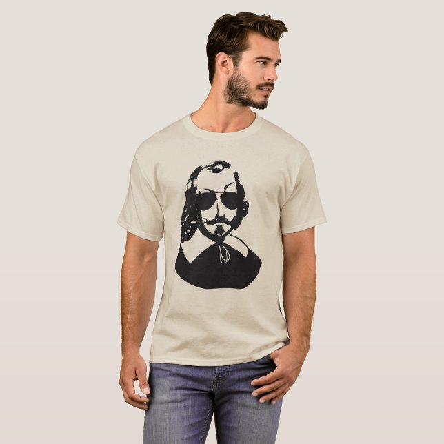 Camiseta Quebec Samuel de Champlain hipster 1608 (Anverso completo)
