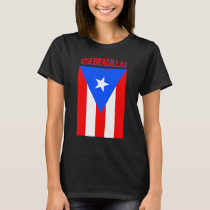 Camiseta Quebradillas puertorriqueñas Camisas de la Bandera