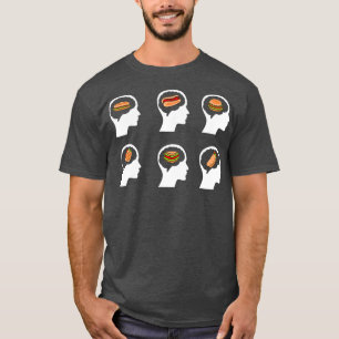 Camiseta Queburger, hamburguesa de mente rápida, amante de 