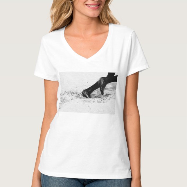 Camiseta quedándose sin arena (Anverso)
