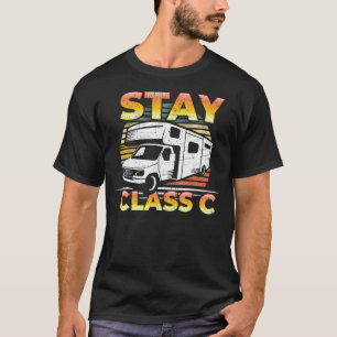 Camiseta Quédate Clase C Rv Con Clase Camping - Chiste Dive
