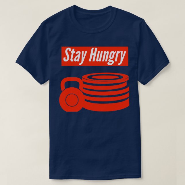 Camiseta Quédate con hambre (Diseño del anverso)