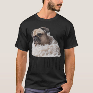 Camiseta ? Quédate en Casa Estilo Invierno – Pug Acogedor
