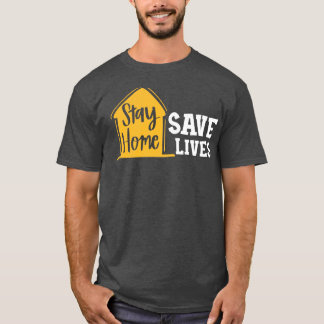 Camiseta Quédate en casa salva vidas