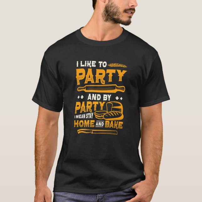 Camiseta Quédate En Casa Y Bake Bakubg Hobby Baker 1 (Anverso)