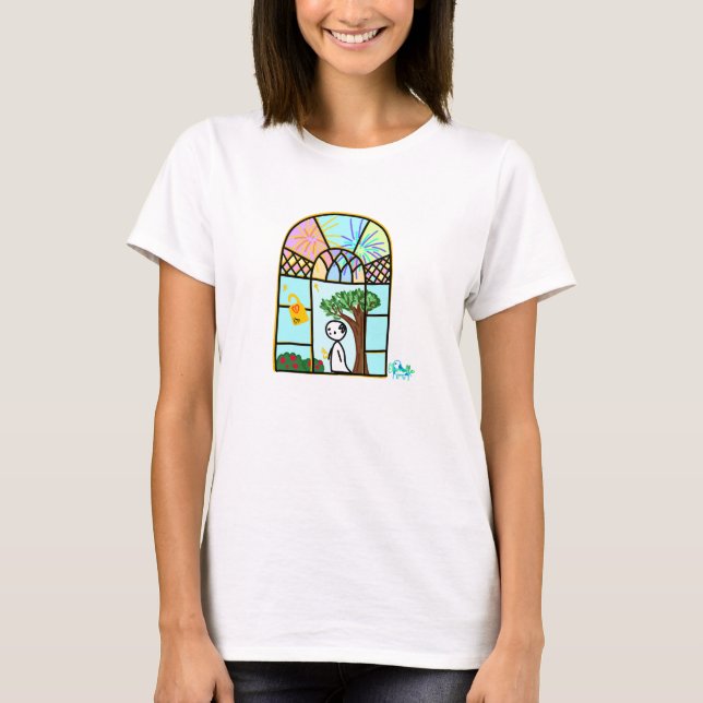 Camiseta Quédate en la Luz (Anverso)