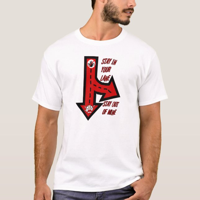 Camiseta ¡Quédate en tu carril!_ (Anverso)
