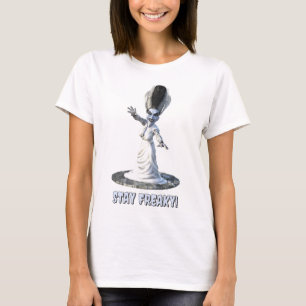 Camiseta ¡Quédate freaky! Novia de Frankenstein