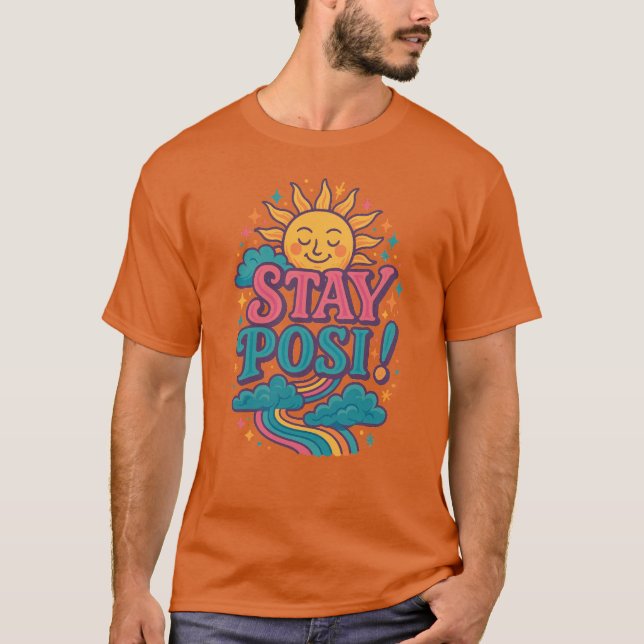 Camiseta ¡Quédate Posi! Cute Sun Tee (Anverso)