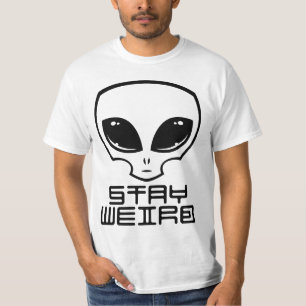 Camiseta Quédate Raro Cabeza de Alien