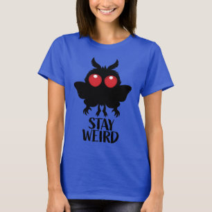 Camiseta Quédate raro, espeluznante, adorable Mothman Crípt