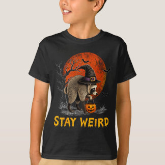 Camiseta Quédate raro Jimothy Seattle Mapache Halloween Com