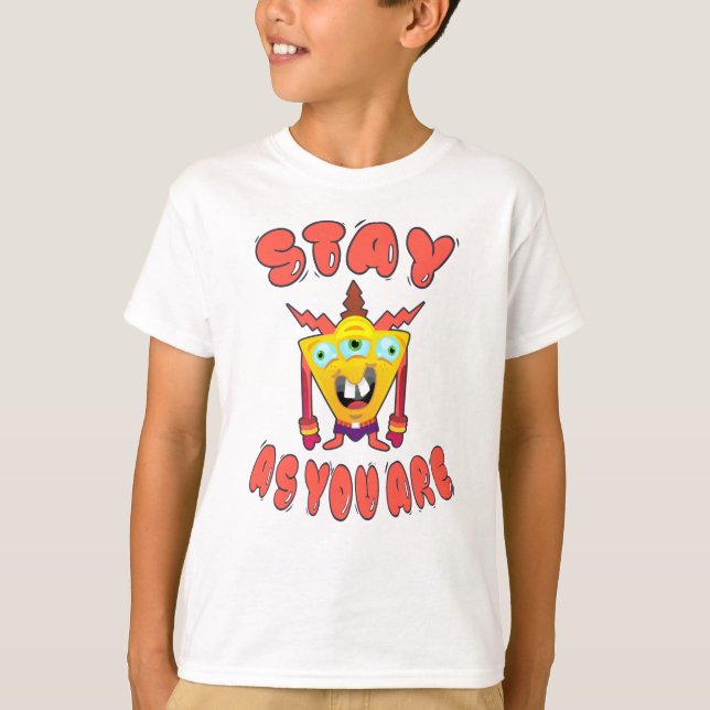 Camiseta Quédate tal y como estás (Anverso)