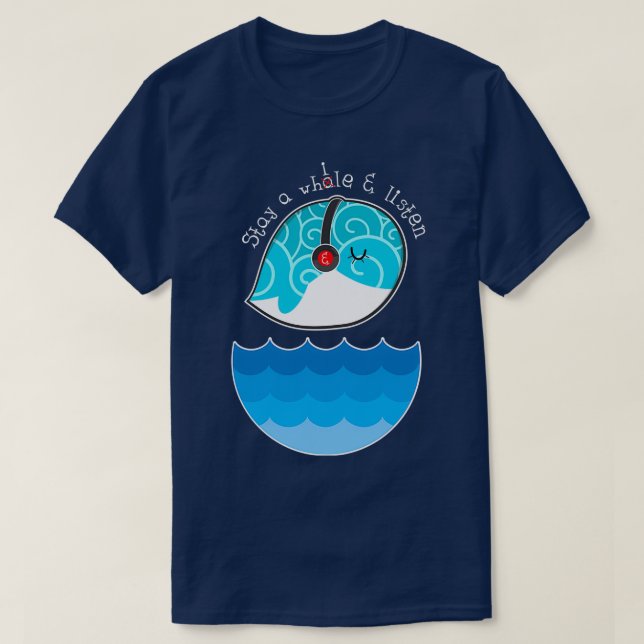 Camiseta Quédate un rato y escucha (Diseño del anverso)