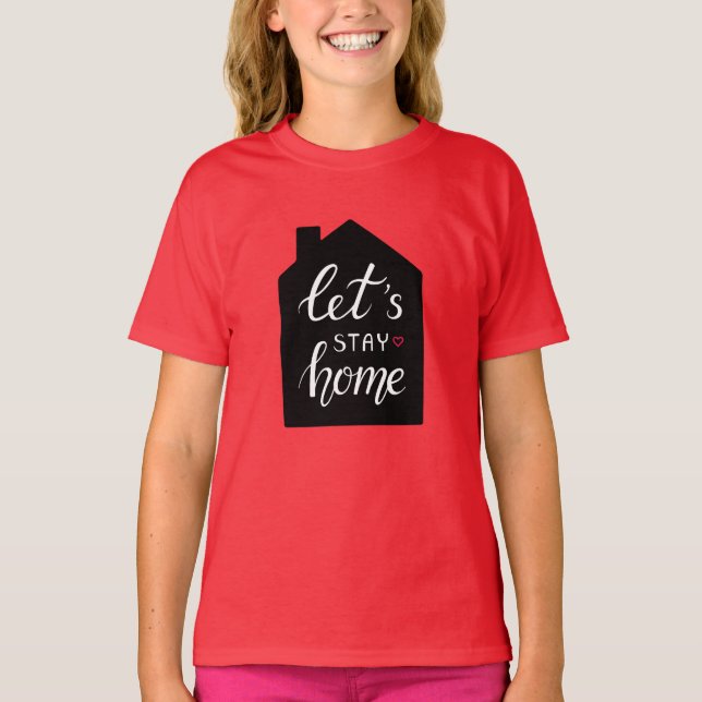 Camiseta Quedémonos en casa 2 (Anverso)