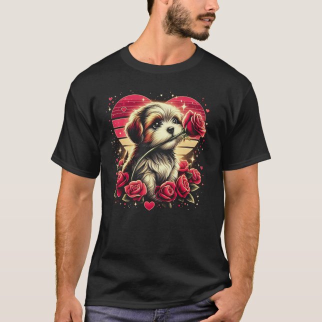 Camiseta Quédense felices. ¿Serán mis perros para siempre? (Anverso)