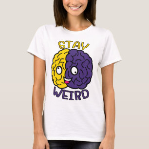 Camiseta Quédese raro - Face Brain