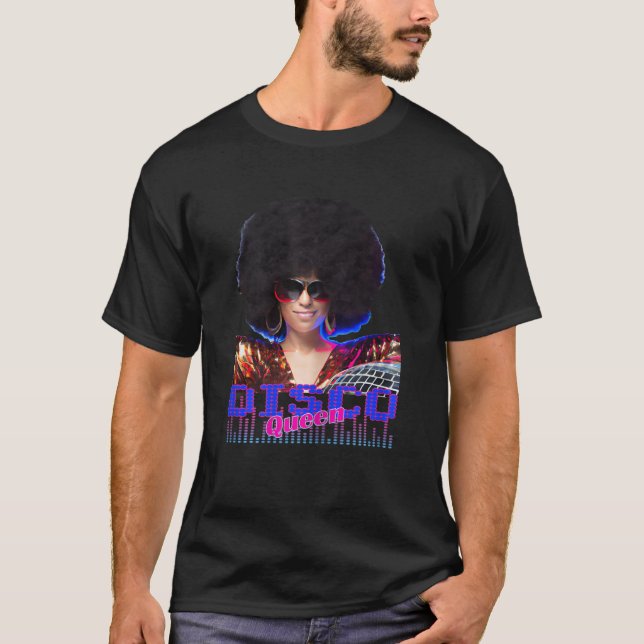 Camiseta Queen Discoqueen Clubbing 90's 70s Par (Anverso)
