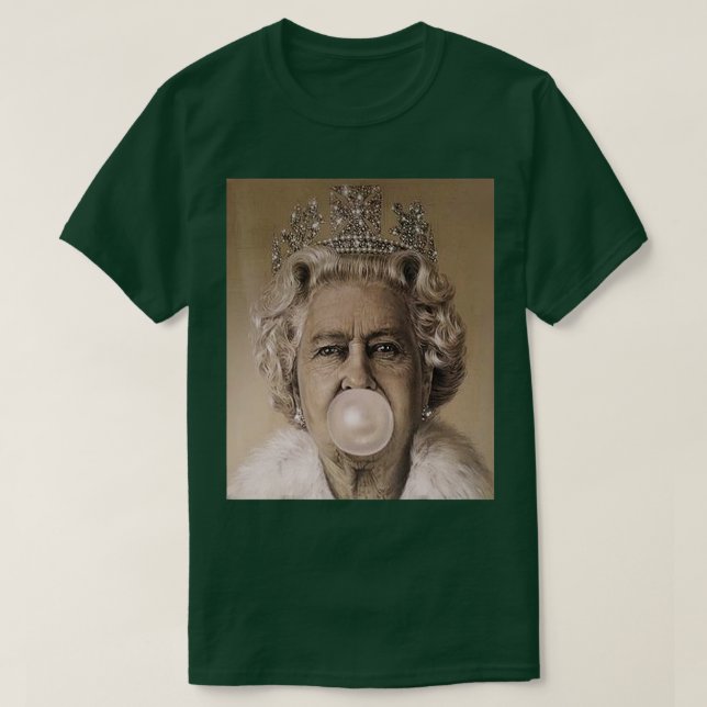 Camiseta Queen Elizabeth (Diseño del anverso)