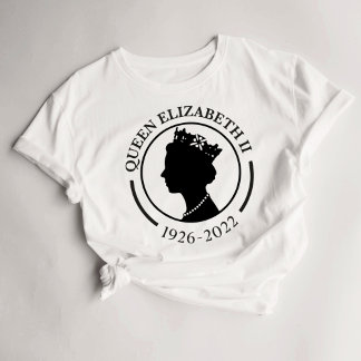 Camiseta Queen Elizabeth ll Womens T - Shirt 1926 - 2022