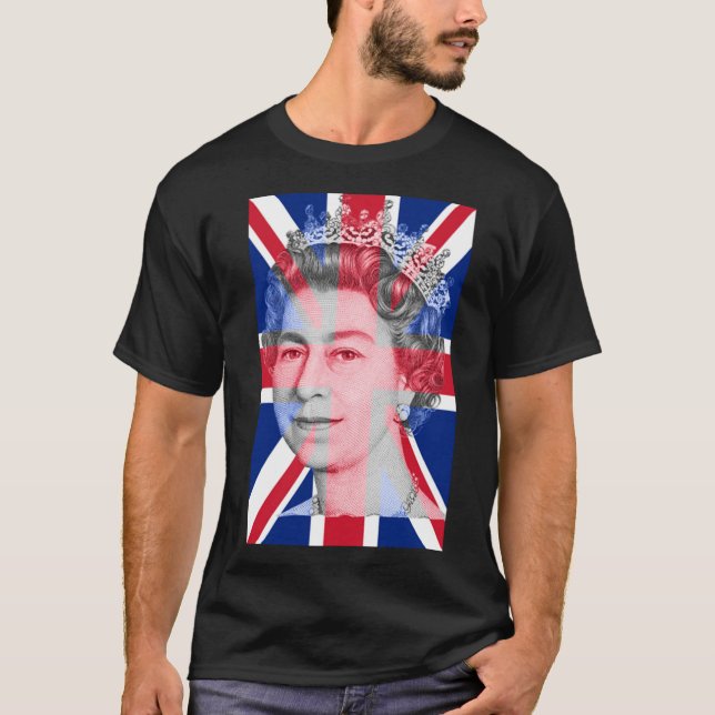 Camiseta Queen Elizabeth T-Shirt Reina Elizabeth T-Shirt_by (Anverso)