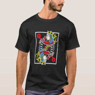 Camiseta Queen King Cards Bluffing Jugando Ranking Card Gam