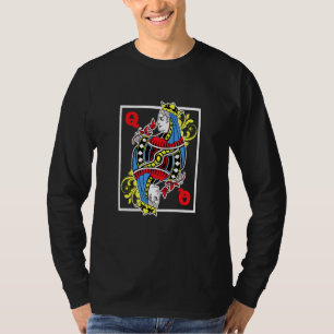 Camiseta Queen King Cards Bluffing Jugando Ranking Card Gam