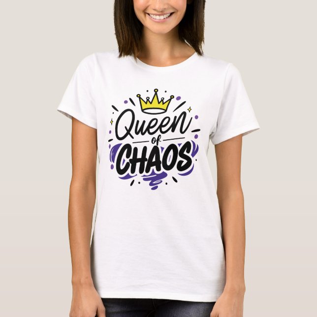 Camiseta Queen of Chaos 1 (Anverso)