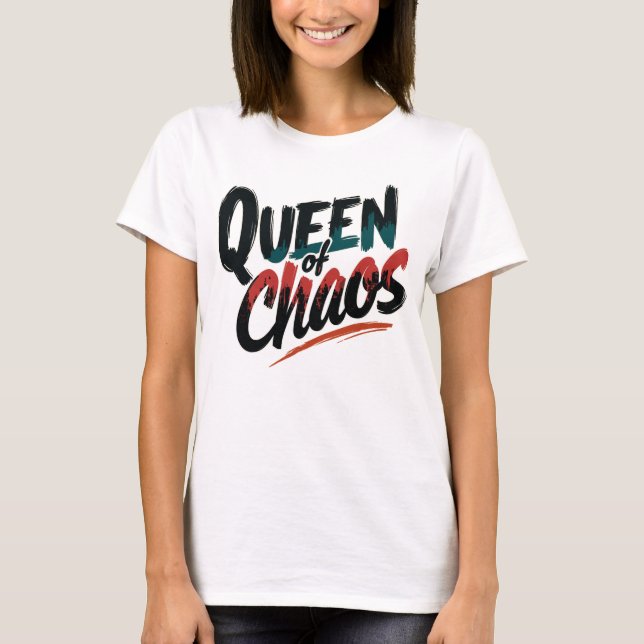 Camiseta Queen of Chaos 2 (Anverso)