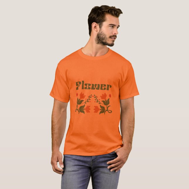 Camiseta Queen Of Flower Men's Basic T-Shirt (Anverso completo)