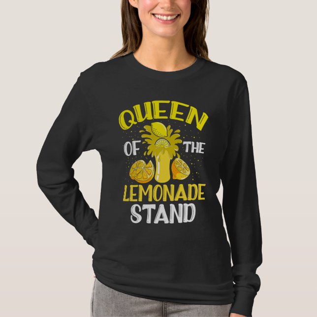 Camiseta Queen of the Lemonade Stand Kiosk Summer Refreshme (Anverso)