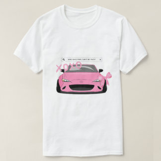 Camiseta Queen Pink Sports Car