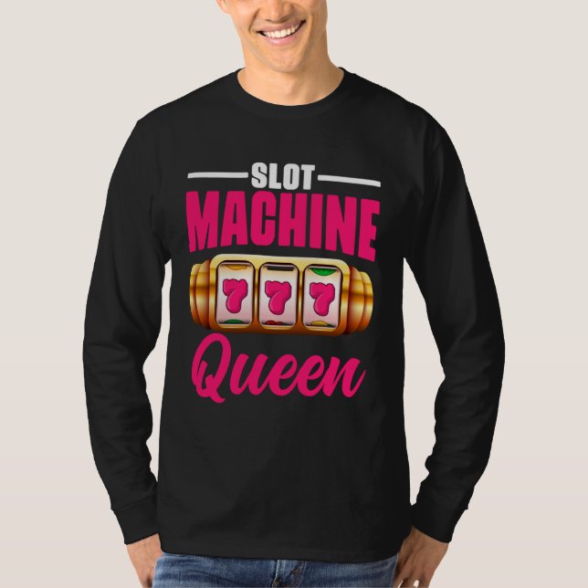 Camiseta Queen Poker Player Casino Gambling Poker Cards Gam (Anverso)