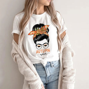 Camiseta Queen Tee de Otoño - Para Mujer