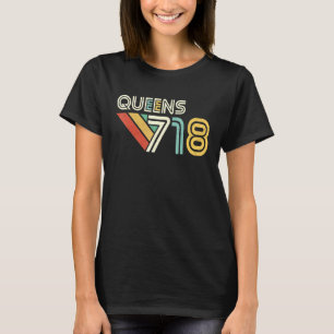 Camiseta Queens 718 Área de Queens Estatal de Nueva York