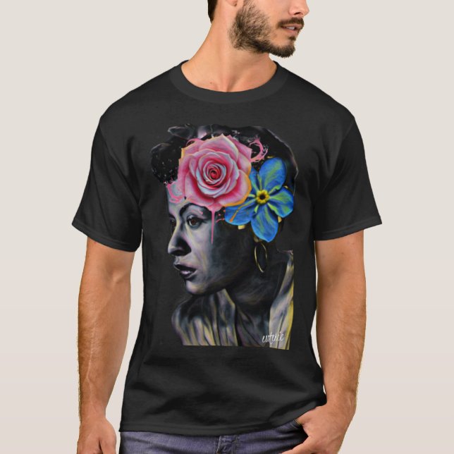 Camiseta Queens Never Die Billie Holiday (Anverso)