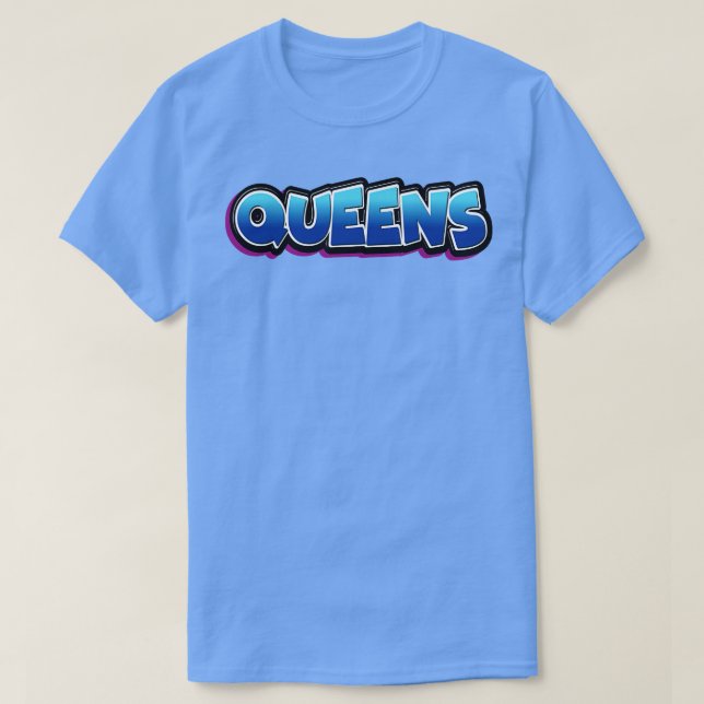 Camiseta Queens New York (Diseño del anverso)